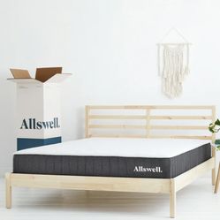 Allswell 10 Inch Hybrid Mattress, Great Condition 