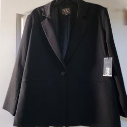 Worthington Black Two-Button Women's Blazer XXL