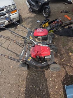 2 Honda mowers