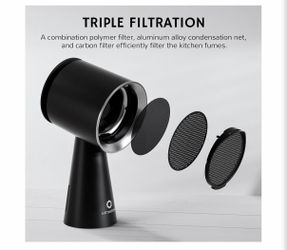 AIRTHEREAL Portable Rechargeable Range Hood Exhaust Fan