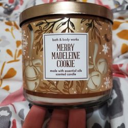 New Never Used Bbw 3 Wick Candle