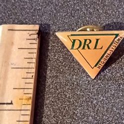 DRL Hygiene Systeme Triangle Vintage Collectible Lapel Pin A-2