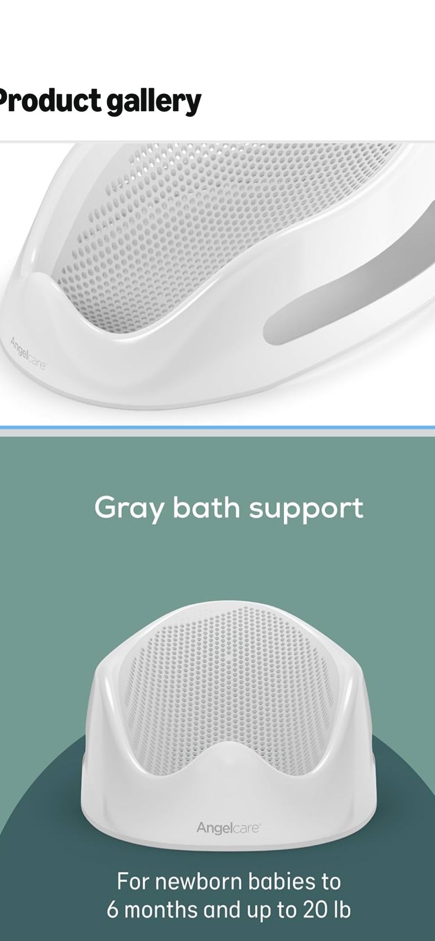 Angel Care, Baby Bath Support, Crib And Mattress Protector