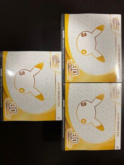 Lot of 3 Pokemon 30th Anniversary ETBs Sealed