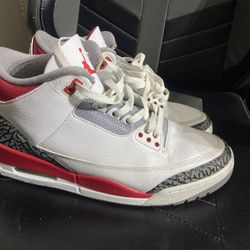 Jordan 3 Fire Red 