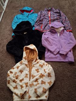 $20.! Bundle of 5 jackets size 10/12