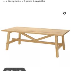 IKEA Mokelby Dining Table (8 Seater) 