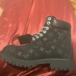 Louis Vuitton Black Timberlands