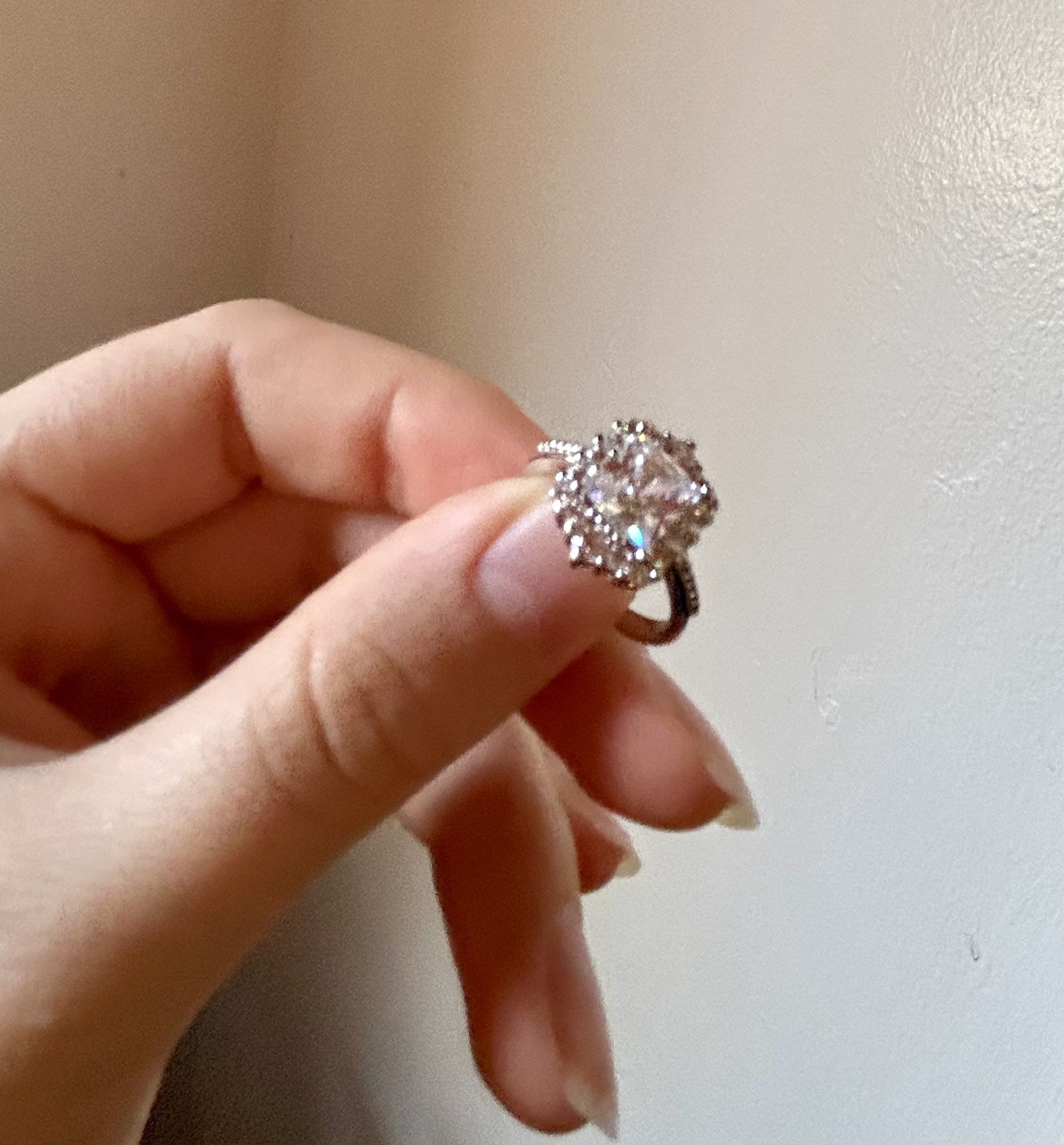 New Women’s AAA Zircon Gemstone Ring, Wedding Ring, Engagement Or Promise Ring