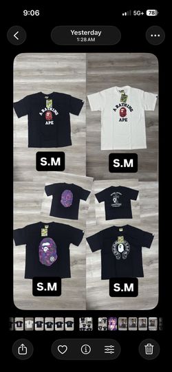 Bape Tees