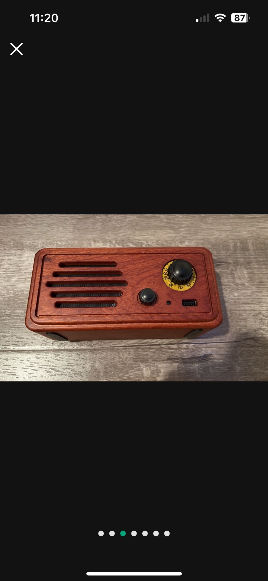 Solid Wood Bluetooth Speaker