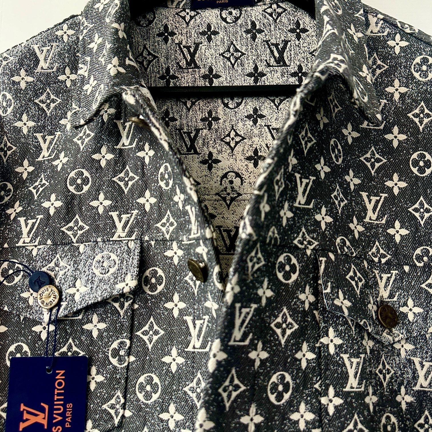 Louis Vuitton  Monogram Printed Denim Jacket
