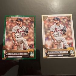 Spencer Strider 2022 Topps Gypsy Queen GREEN SP ROOKIE #44 - Braves RC