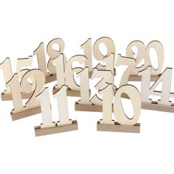White Table Numbers 
