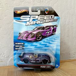 2009 Hot Wheels Speed Machine Panoz GTR-1 Purple #29