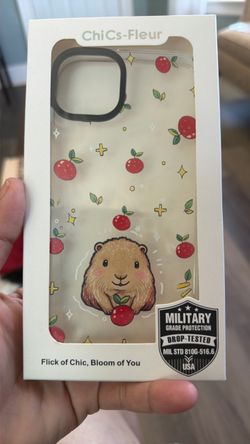 ChiCs-Fleur Capybara Phone Case