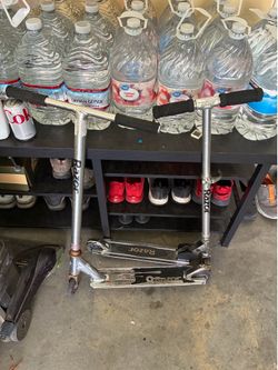 Regular Razor Scooter $15; Razor Ultra Pro Stunt Scooter $30