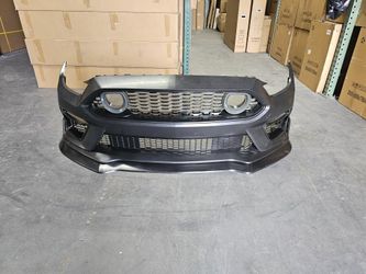 2015-2017 Ford Mustang Mach 1 Style Front Bumper Led Grill  Fits Gt V6 Echoboost