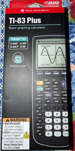 Texas Instruments TI-83 Plus Graphing Calculator for High School Math & Science