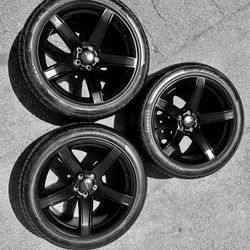 20" OEM DODGE CHALLENGER CHARGER SRT HELLCAT WHEELS RIMS PIRELLI TIRES 