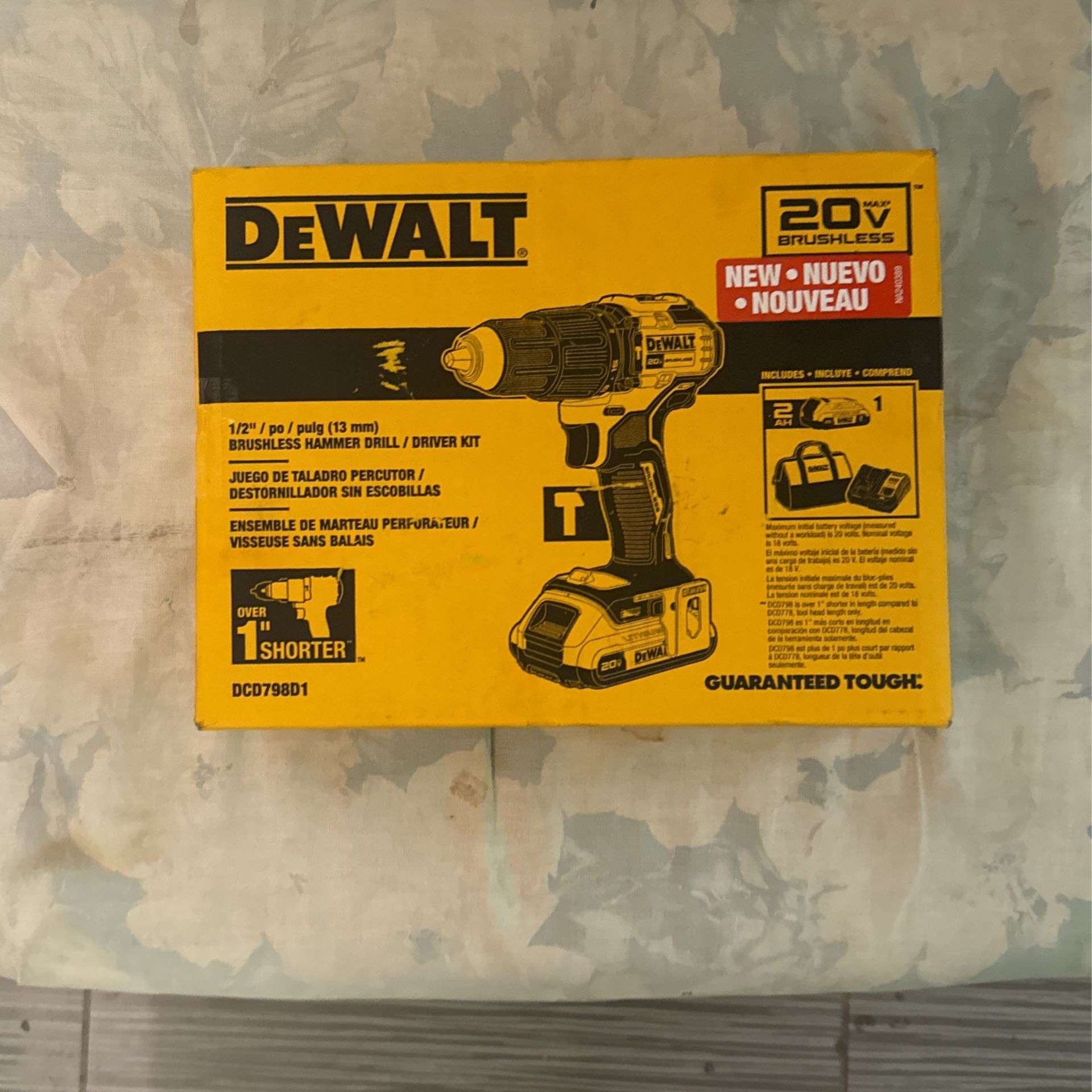 DEWALT Brushless Hammer Drill/Driver Kit *BRAND NEW*