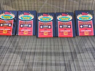 Topps stadium club baseball cards