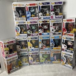 Disney Funko Pop, Hot Topic Diamond Edition Lot