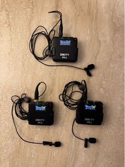 3x Deity PR-2 Wireless Mics