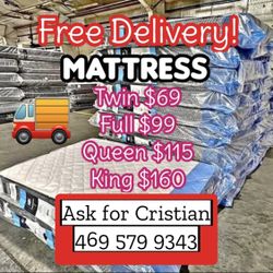New Mattresses  Twin mattress Full mattress Queen mattress  King mattress  Colchones nuevos  Beds 