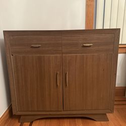 Mid-Century Modern Style Cabinet / Credenza with Drawers & Doors
