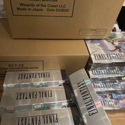 Final Fantasy Collector Booster Boxes (Have Sealed Cases Too)