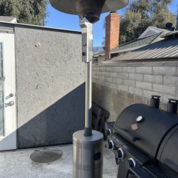 Patio heater for parts need be fixed it propane tank not included $20 firm