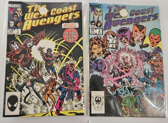 Issues 1 and 2 of The West Coast Avengers (1985)
