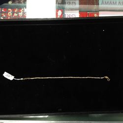 Bead Bracelet - Tricolor Gold 14k (.585) 3.7 grams 8 inch