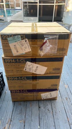 Case of 6 Dozen G.E.T. Enterprises 9914-1-CL Bahama 14 oz. Clear SAN Plastic Tumblers (4 cases available)