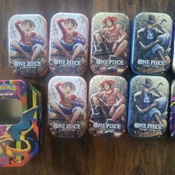 One Piece Tins Empty