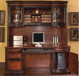 Wooden desk chair and file cabinet in very good condition