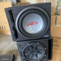 Alpine R12 & Kicker 12 Subwoofers
