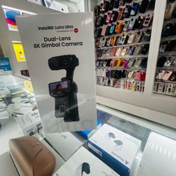 Dual lens 8k gimbal camera
