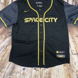 Gold + Black Astros Space city Jersey