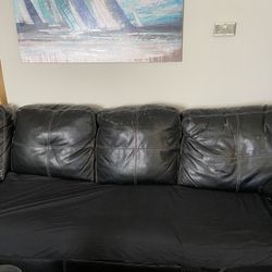 Used Black Sectional