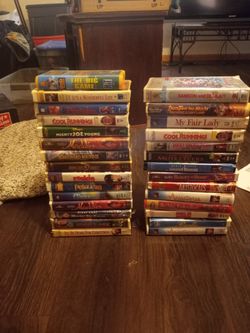 VCR Tape Collections 29 Of Them Wanting $2 A Piece For Them