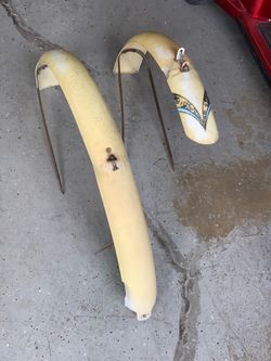 Vintage Bike Fenders Pair