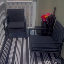 3 Pcs Patio Set 