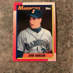 Erik Hanson 1989 Baseball Card