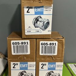 EMT compression connectors