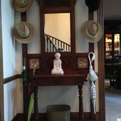 Antique Hall Tree $500