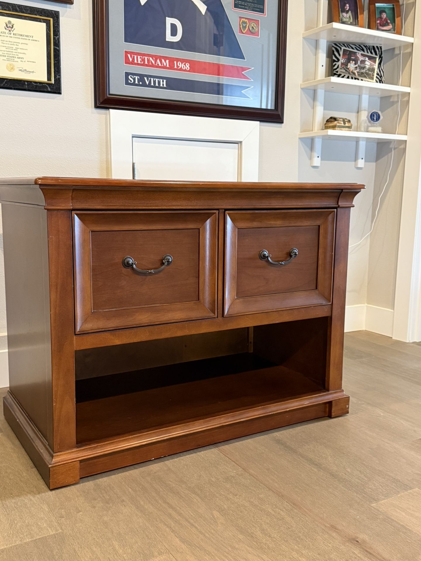 solid wood filling cabinet