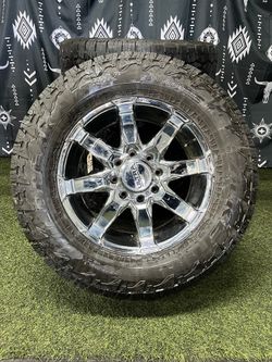 Offroad Ultra Chrome Ford F-250 Super Duty 8x170 8 Lug 20x9 20 Inch Wheels and Tires