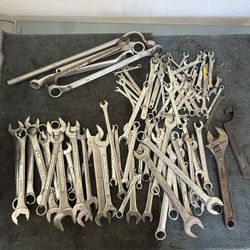 Mixed Wrench Lot – Craftsman, MAC, PowerMaster – SAE Sizes